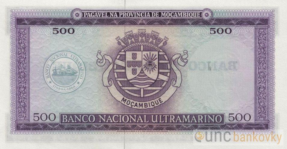 Mosambik 500 Escudos 1967 UNC
